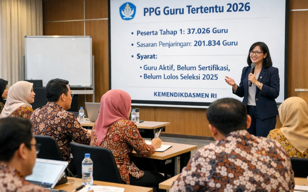 Peserta PPG Calon Guru 2026 Bersiap, Hasil Tes Substantif Diumumkan 26 Agustus